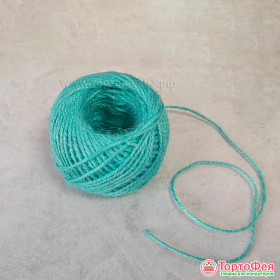 Шпагат джутовый Голубой 2мм, 5 м