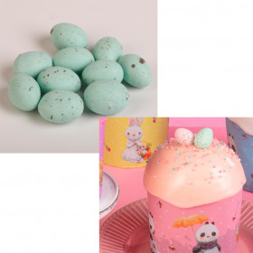 Драже из воздушного риса в глазури "Яйца голубые в крапинку", 25 гр  