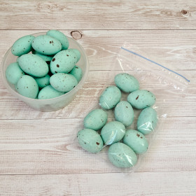 Драже из воздушного риса в глазури "Яйца голубые в крапинку", 25 гр  