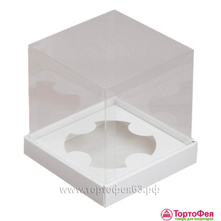 Коробка с прозрачным куполом 15х15х17 см
