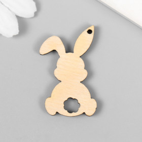 Бирка деревянная "Зайчик", 4 см