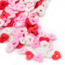 Посыпка Сердца Сквозные Розовые/белые/красные, 20 г