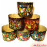 Форма бумаж. Кулич "Жостово" 500 гр (13,4*10 см) / 5 шт