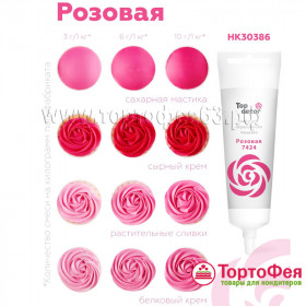 Краситель гелевый водорастворимый Розовый