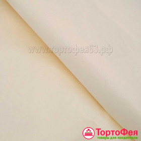 Бумага упаковочная тишью, Кремовая, 5 листов