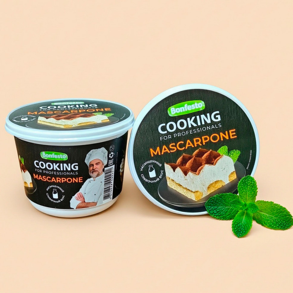 Сыр Маскарпоне Кукинг 83%, 500 гр