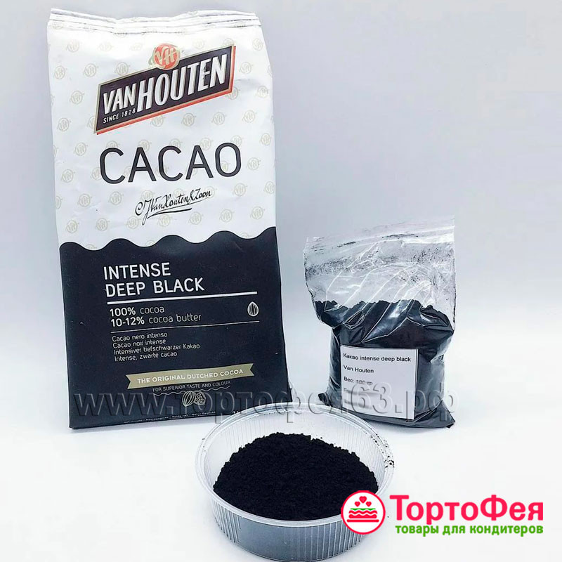 Какао-порошок Черный Van Houten, 50 гр