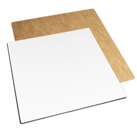 Подложка ЛХДФ (3мм) белая, 30х30 см