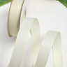 Лента матовая Светло-Кремовая 2,5 см, 18 м