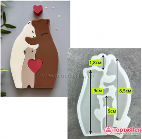 Форма силиконовая &quot;Семья&quot;  