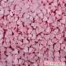 Посыпка Сердца Розовые 5 мм (перламутр.),  25 г