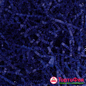 Стружка бумажная гофрированная &quot;Темно-синий&quot;, 50 г