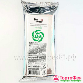 Мастика Зеленая 100 г (Топ Декор)