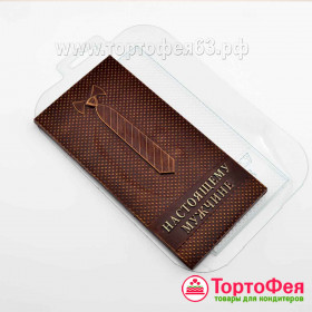 Форма пластик. Плитка &quot;Настоящему мужчине / галстук&quot;