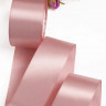 Лента атласная Пепельно-розовая 4 см, 22 м  