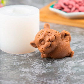 Молд силиконовый 3D &quot;Котенок&quot; № 1 / 6,5 см