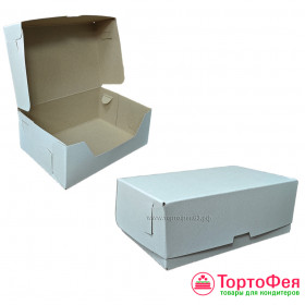 Коробка 19х13х7,5 см без окна, хром-эрзац