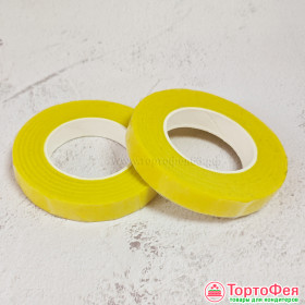 Флористическая лента желтая