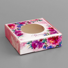 Коробка с откидной крышкой 10х10х3 см &quot;Special&quot;