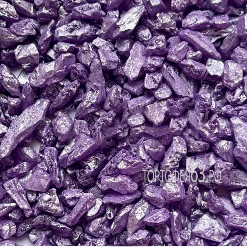 Посыпка сахарная Кристаллы фиолетовые, 25 г 