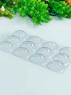 Форма пластиковая "Яйца" 4,5 см / 12 шт