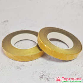 Флористическая лента золотая