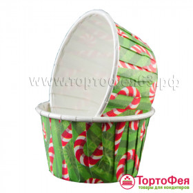Форма бумажная Маффин &quot;Леденцы&quot;, 5 шт.